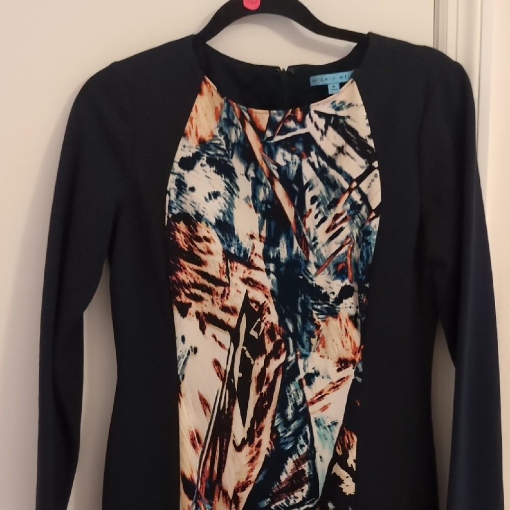ANTONIO MELANI Multicolor Abstract Blouse